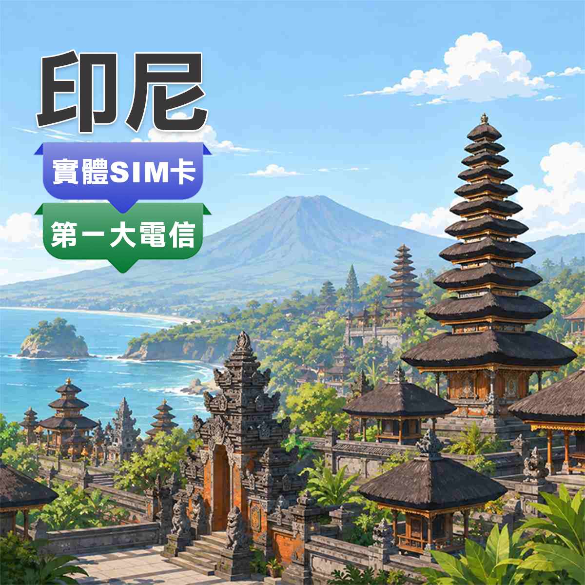 印尼SIM卡｜第一大電信Telkomsel｜高速上網