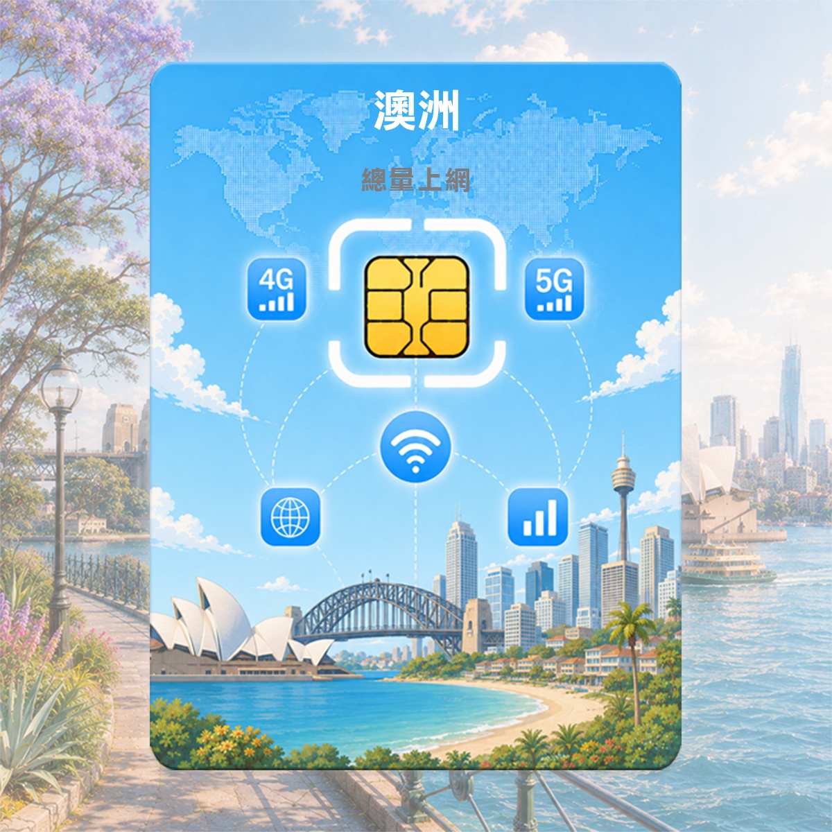 澳洲SIM卡｜OPTUS訊號網路｜上網吃到飽