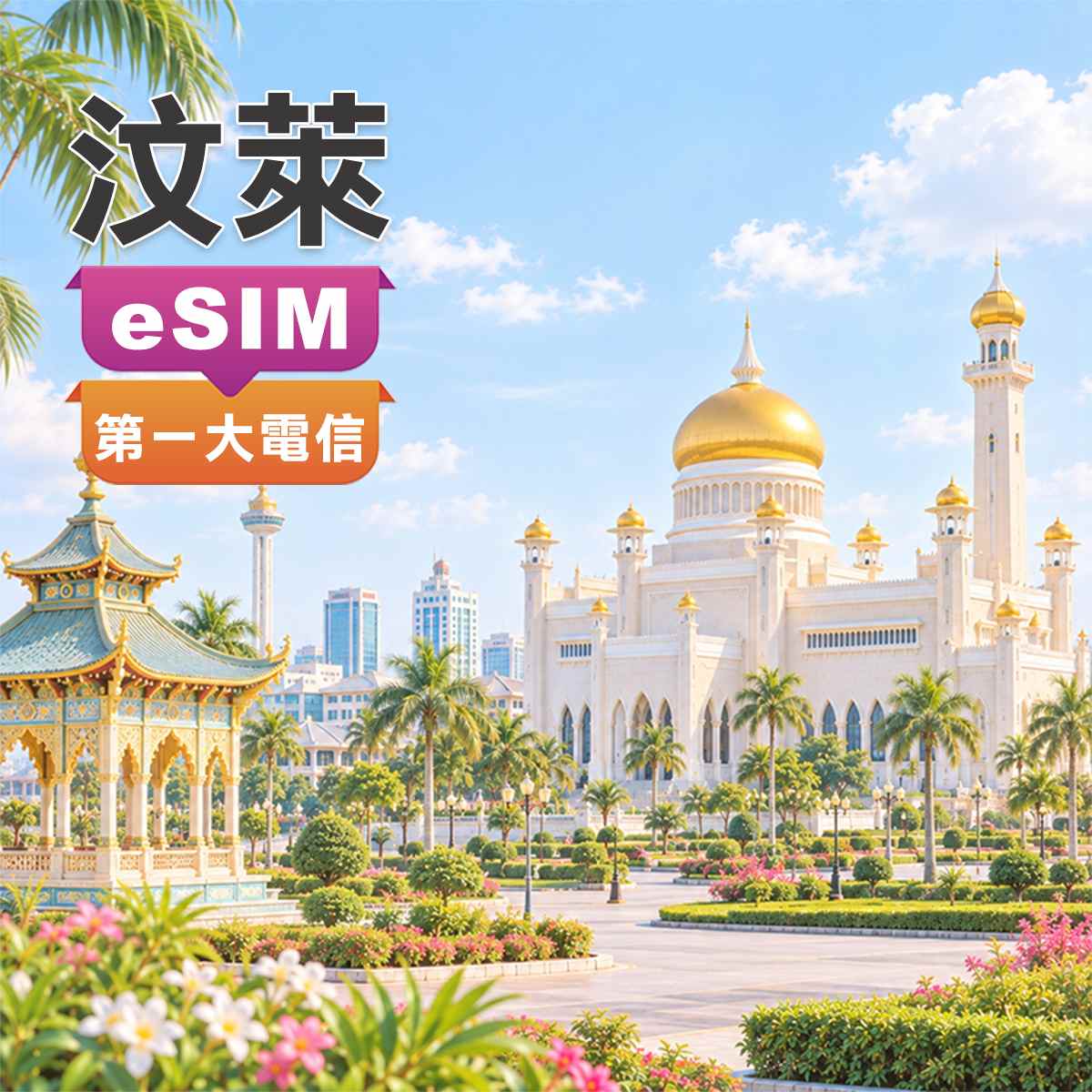 汶萊eSIM｜第一大電信DST｜高速上網