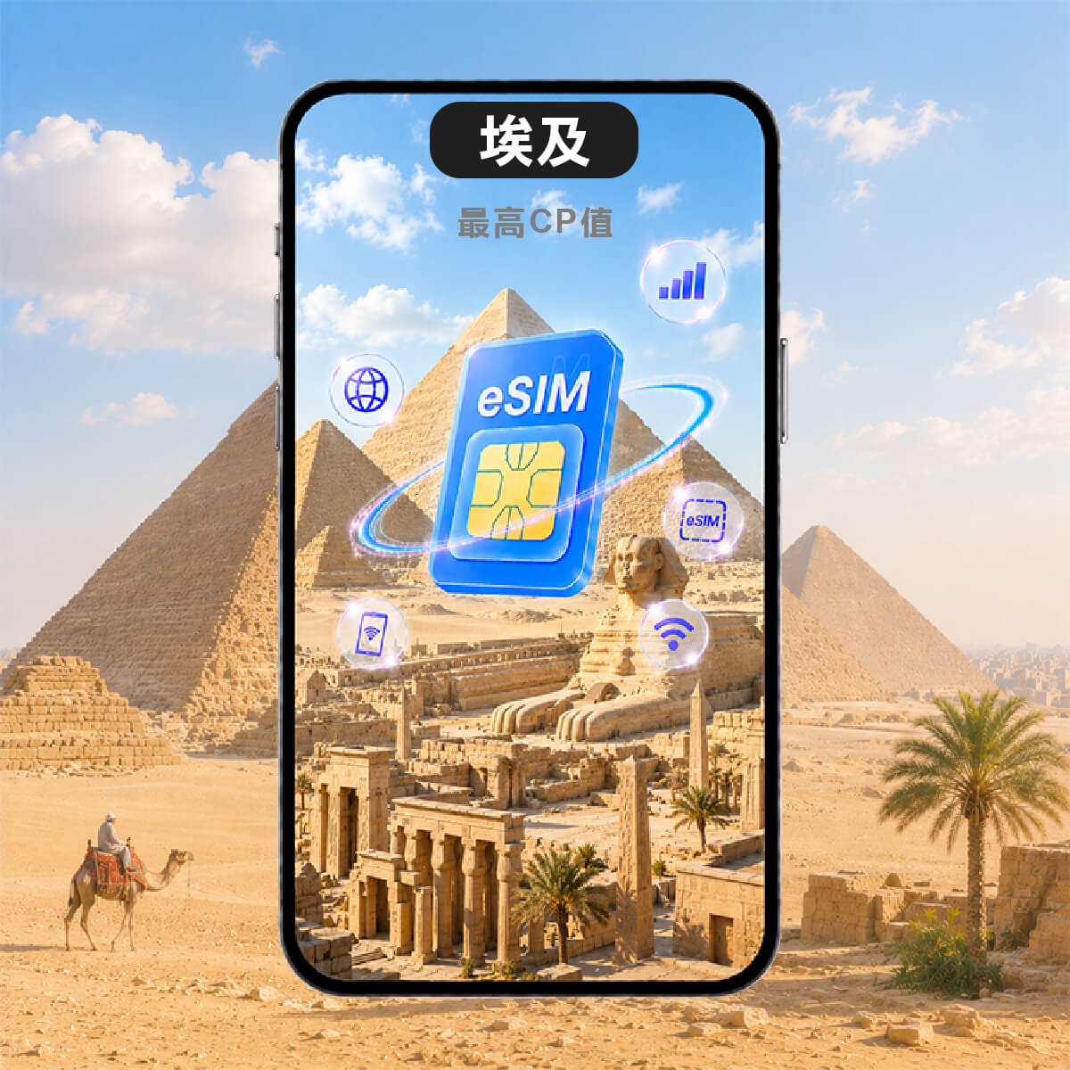 【埃及上網 eSIM】埃及 開羅 高速行動上網