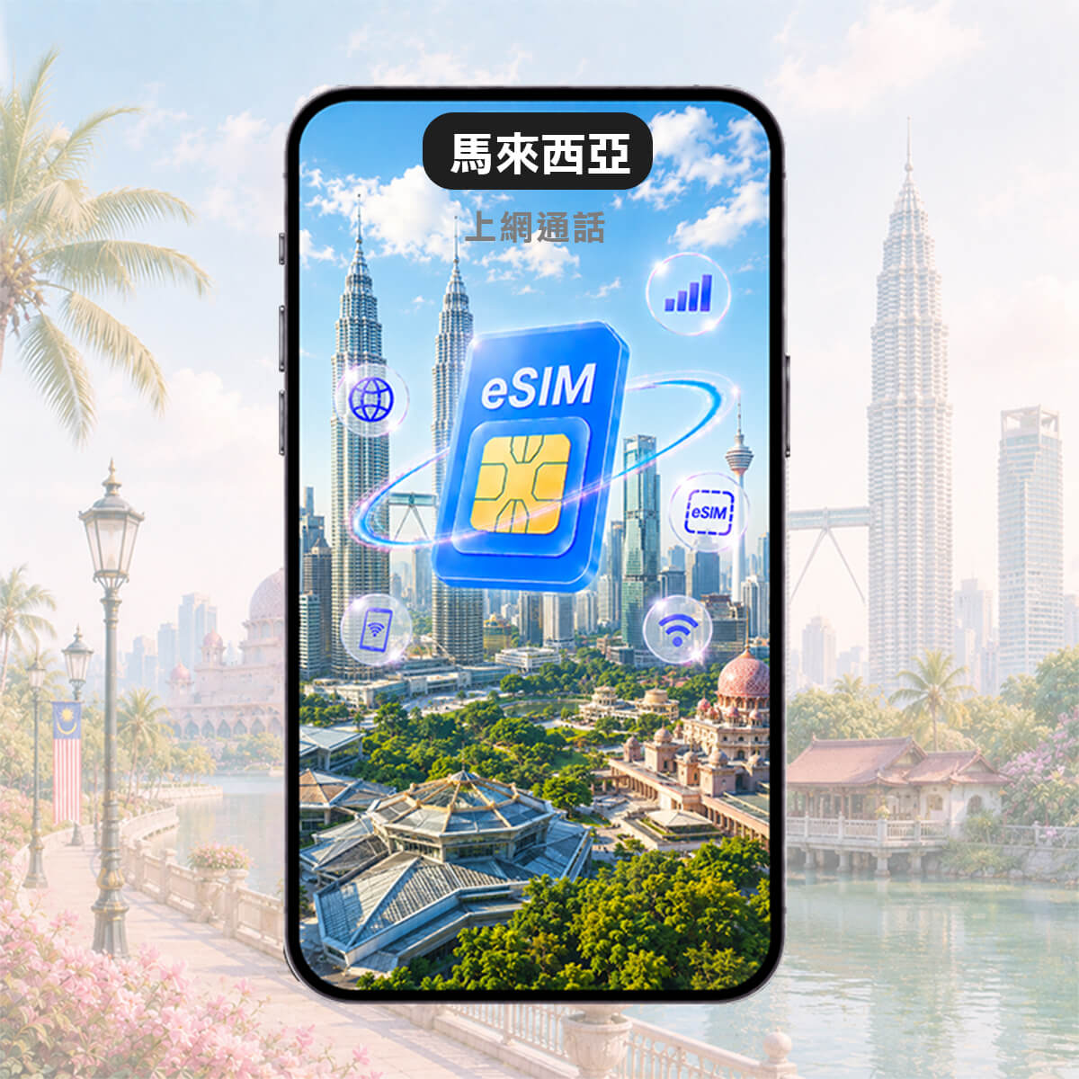 【馬來西亞eSIM】Celcom電信原裝高速上網及通話eSIM