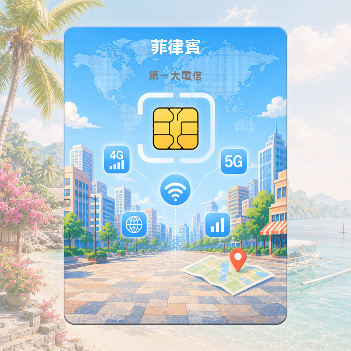 【菲律賓上網卡】第一大電信Globe 高速上網SIM卡