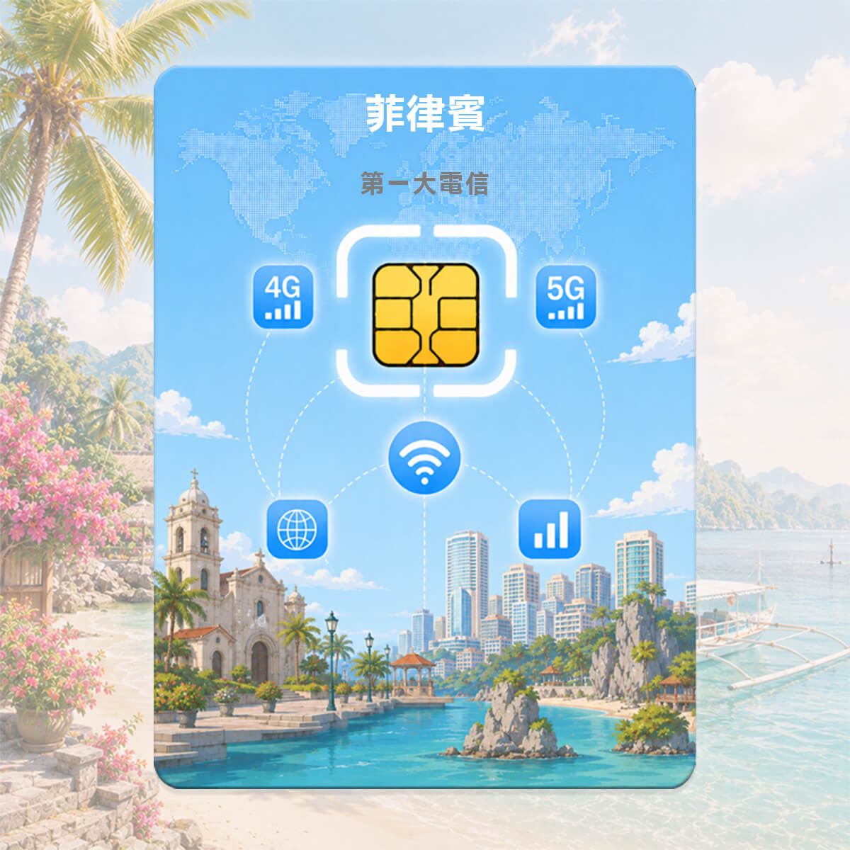 【菲律賓上網卡】第一大電信Globe 高速上網SIM卡