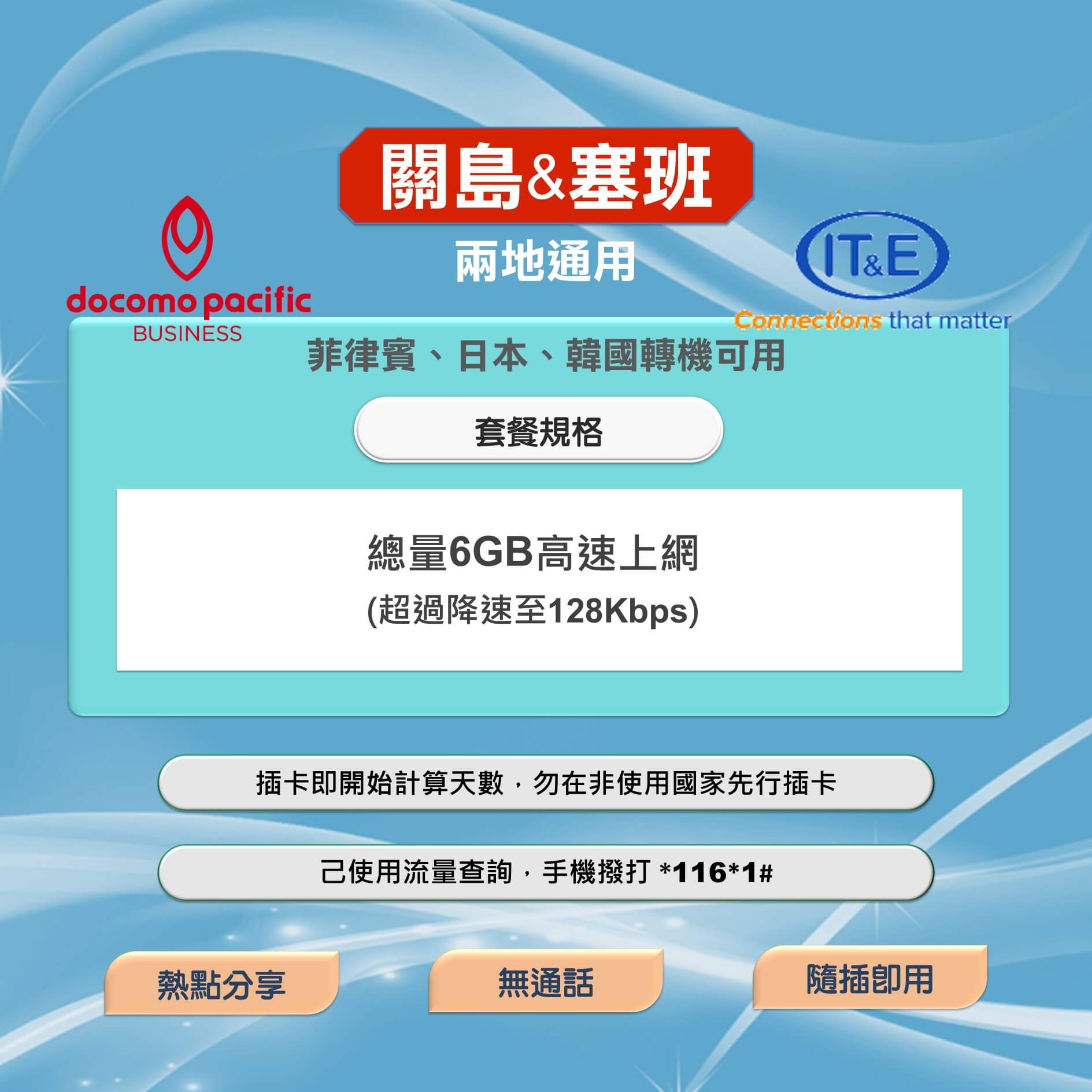 【塞班&關島上網卡】塞班島、關島路 高速5G / 4G LTE上網SIM卡