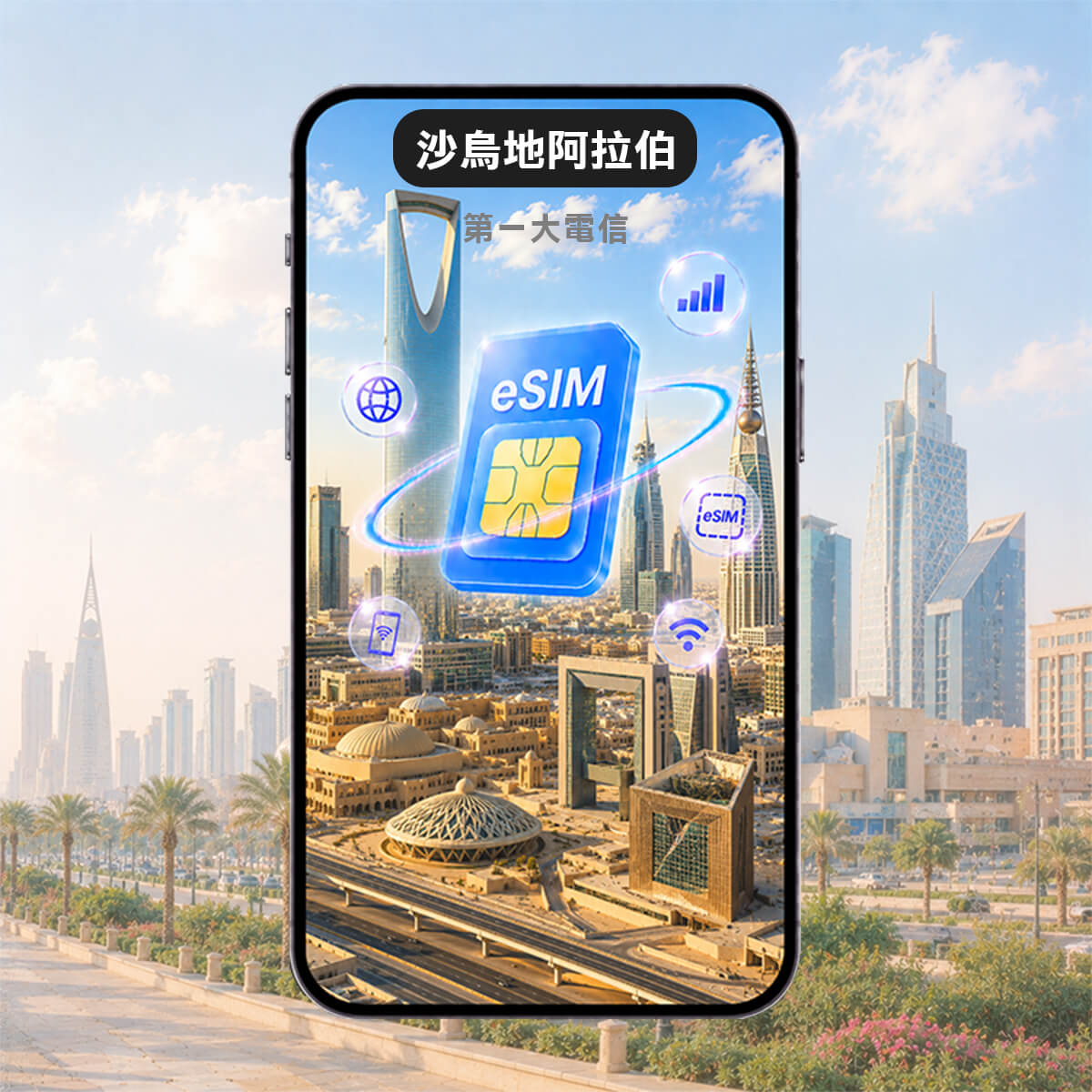 【沙烏地阿拉伯上網 eSIM】高速行動上網 快又穩