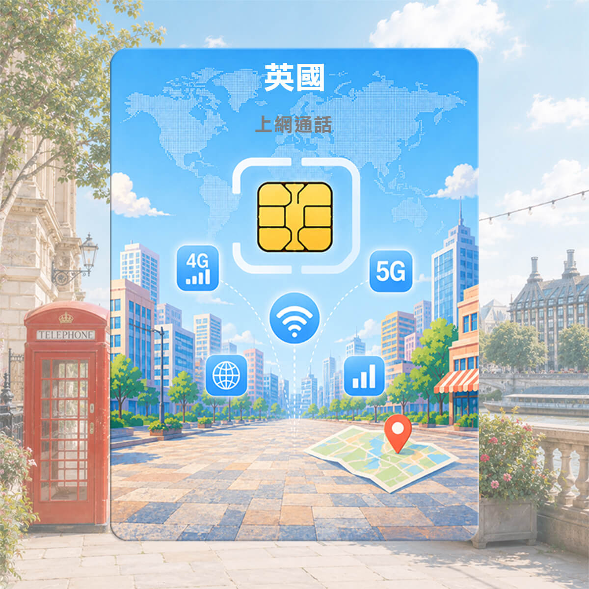 【英國上網卡含通話】EE訊號網路 高速上網含通話 快又穩